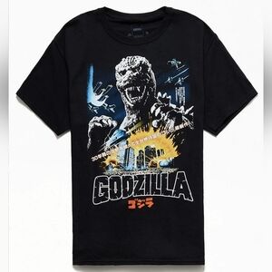 Pacsun Godzilla graphic shirt black size S/XL
